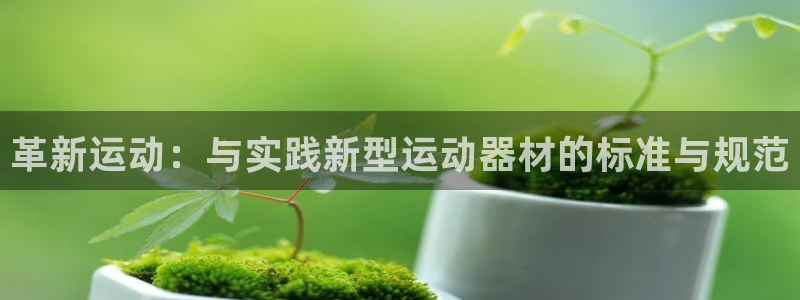 意昂4神州:革新运动:与实践新型运动器材的标准与规范